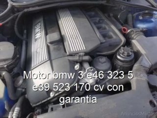 Motor bmw 3 e46 323 5 e39 523 170 cv con garantia