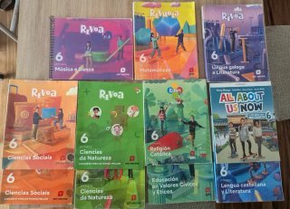 Libros 6 primaria Sagrado Corazón Pontevedra