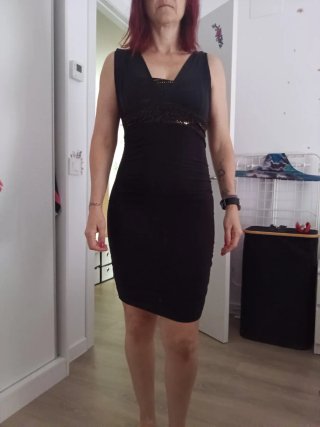 Vestido negro de fiesta