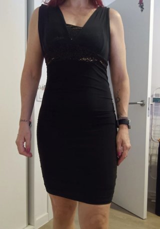 Vestido negro de fiesta