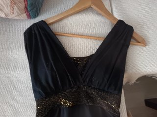 Vestido negro de fiesta