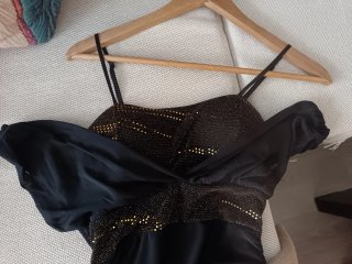 Vestido negro de fiesta