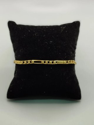 00758 Pulsera Figaro Oro 18k.