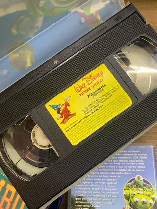 Lote  6 VHS Disney Clásicos (Español)
