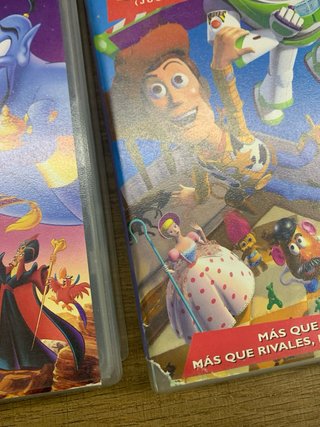 Lote  6 VHS Disney Clásicos (Español)