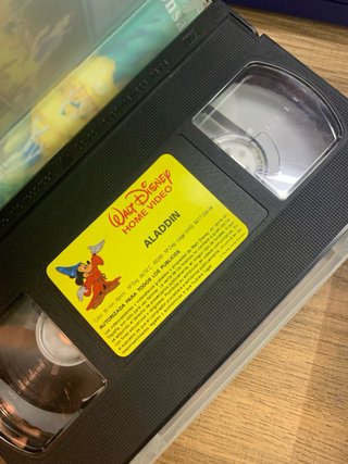 Lote  6 VHS Disney Clásicos (Español)