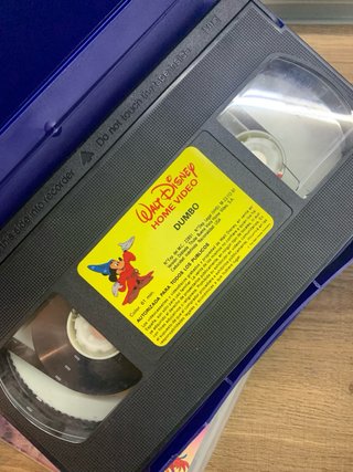 Lote  6 VHS Disney Clásicos (Español)