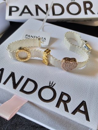 Pulsera Pandora Reflexions Oro y Plata