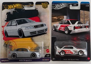 Hot Wheels Audi S4 Quattro y Audi 90 Quattro