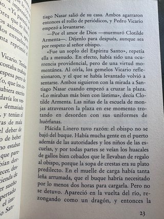 Crónica de una muerte anunciada