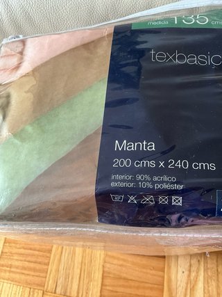 Manta Texbasic 200x240 cm