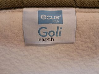 Colchón cuna Goli Earth Ecus Kids y sábana