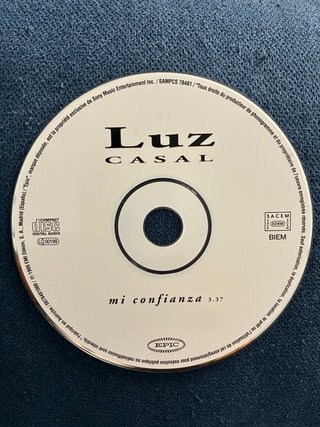 Luz Casal Mi Confianza CD Promocional Francia