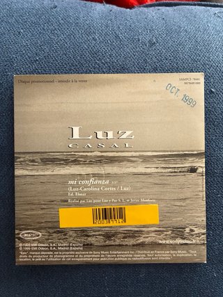 Luz Casal Mi Confianza CD Promocional Francia