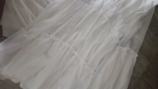 Vestido blanco Miss Ord talla XS