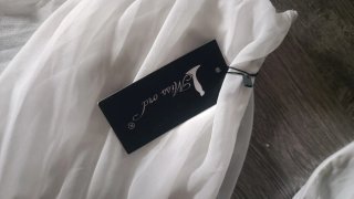 Vestido blanco Miss Ord talla XS