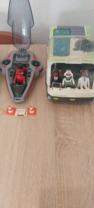 Playmobil,camión espacial,lote,nave,cohete