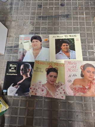 Disco vinilo LP de maria del monte y el mani