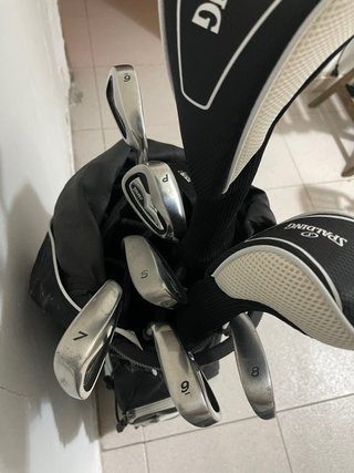 Bolsa de golf Spalding negra