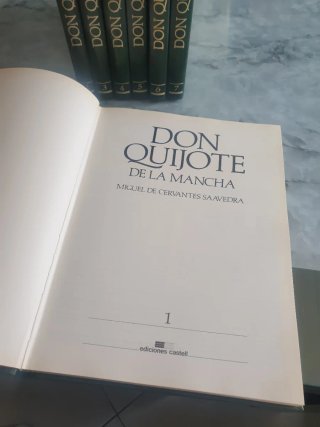 Enciclopedia de 7 libros Don Quijote de la Mancha