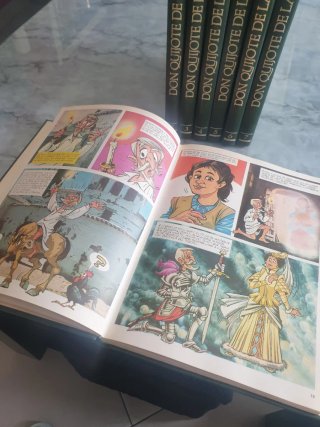 Enciclopedia de 7 libros Don Quijote de la Mancha