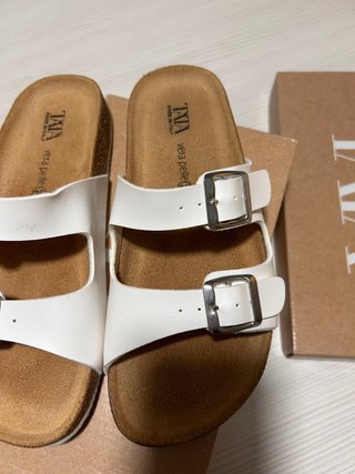 Sandali Vera Pelle Donna Bianco
