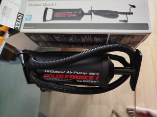 Bomba de aire manual Intex Double Quick I