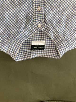 Camisa Longchamp Cuadros Vichy Hombre
