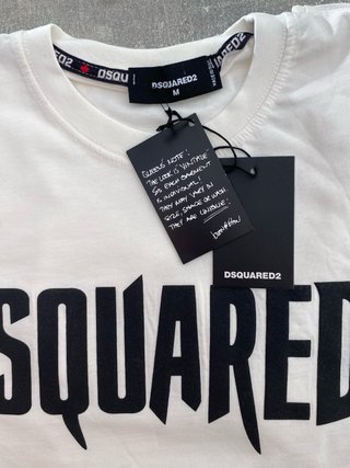 T-shirt DSQUARED2 bianca taglia M