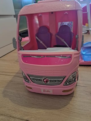 Caravana Camper Barbie Rosa
