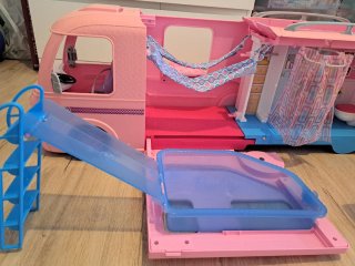 Caravana Camper Barbie Rosa