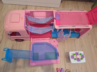 Caravana Camper Barbie Rosa