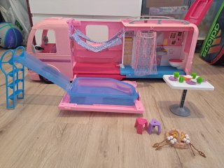 Caravana Camper Barbie Rosa