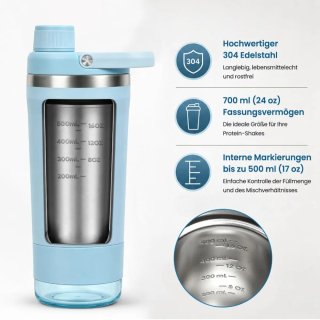 Botella Térmica Acero Inoxidable Mezcladora