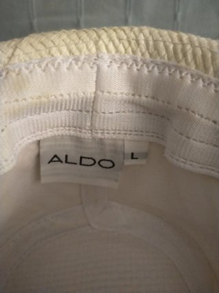 Sombrero Fedora Blanco y Negro Aldo