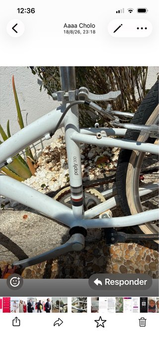 Bicicleta infantil Btwin blanca