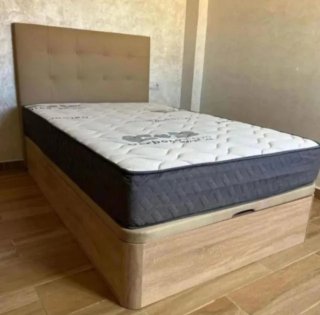 Canapé abatible madera con colchón super oferta