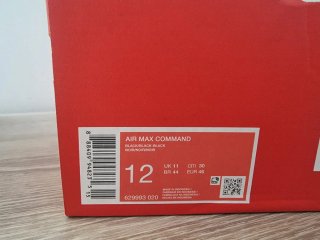 T46 Nike Air Max Command Negras