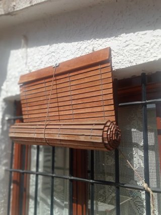 Persiana mallorquina de madera enrollable