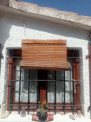 Persiana mallorquina de madera enrollable