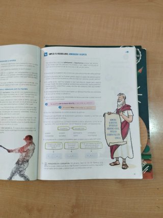 Libros 1, 2 y 3 trimestre de lengua de Anaya ESO