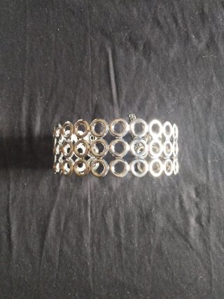 Collar color plata de shein