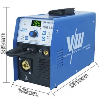 Soldador Inverter Hilo MIG 185 Vector