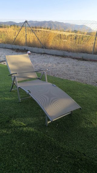 Sillón relax reclinable jardín