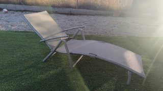 Sillón relax reclinable jardín