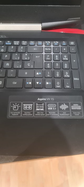 Portátil Acer Aspire VX5-591G i7 7ª Gen