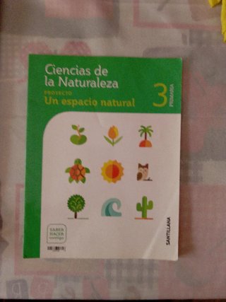 2 libros Ciencias de la Naturaleza 3 primaria.