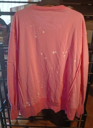 Sudadera Ricki's Rosa Estilo Paint Splatter