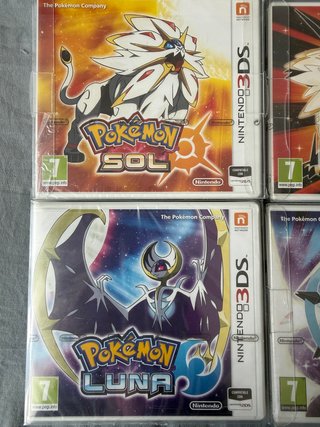 Lote 4 Juegos Pokémon 3DS Precintados