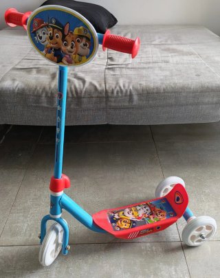 Patinete infantil de 3 ruedas Paw Patrol